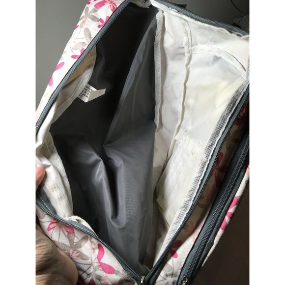 TrailMaker Classic Crossover Bag Large with Pink and Gray Flowers - Picture 5 of 9